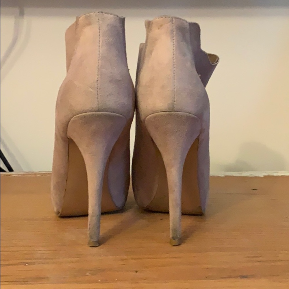 Steve Madden Open Toed Suede Booties - image 2